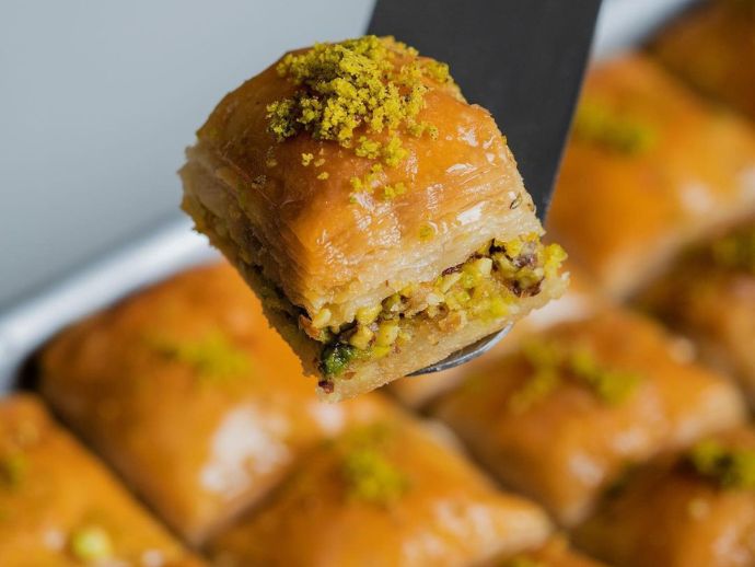 Baklava at habibi falafel, bengaluru. Image credit: instagram.