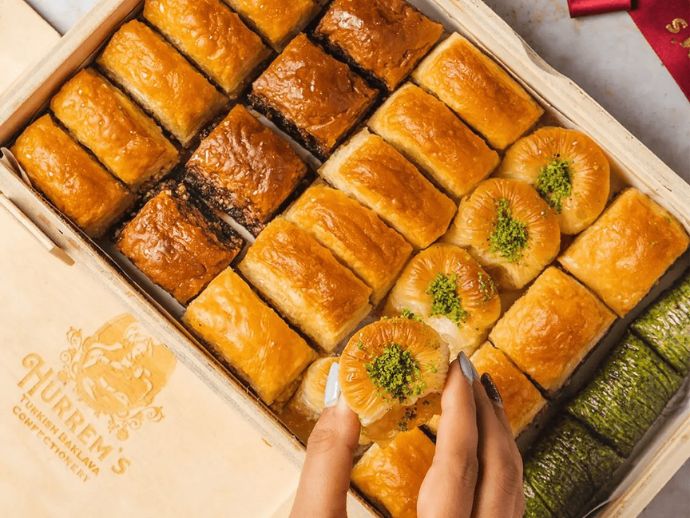 Baklava at hurrem's, mumbai. Image credit: instagram.