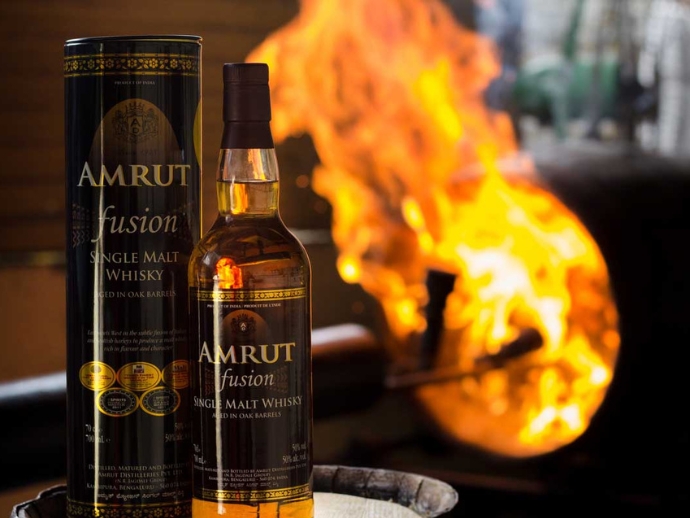 Amrut fusion single malt whisky