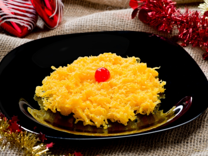 Fios de ovos traditional goan dessert