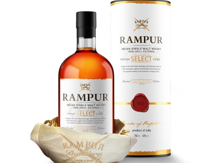 Rampur select single malt whisky