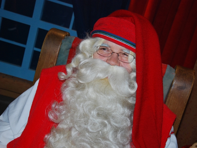 Santa claus in rovaniemi