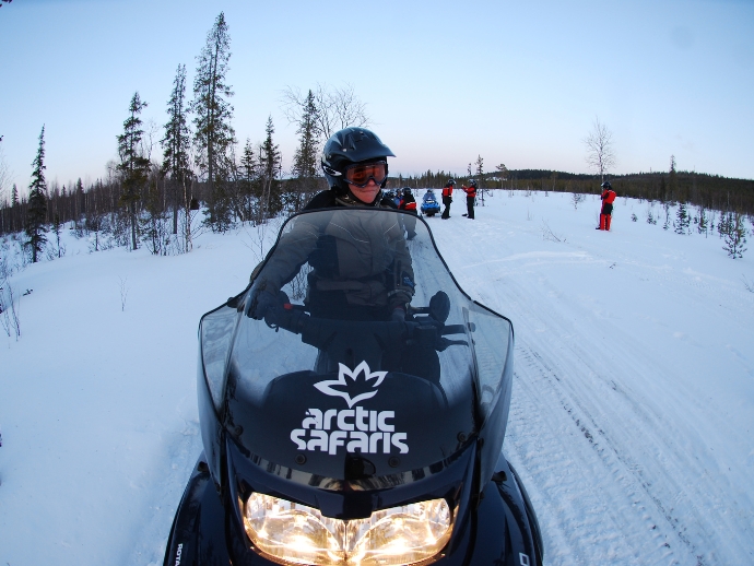 Snow activities in lapland