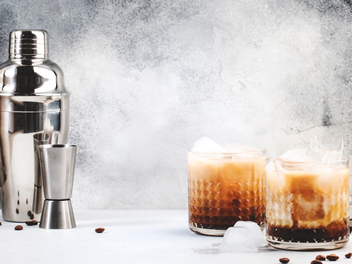 Christmas cocktail white russian