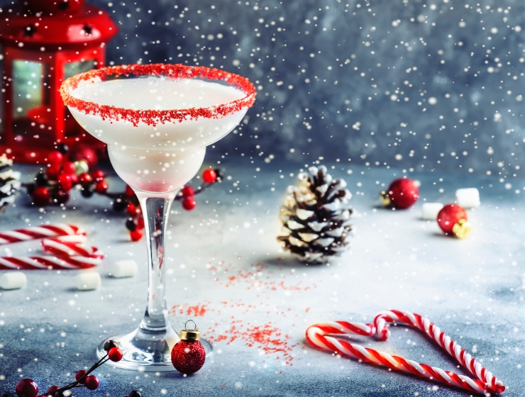 Christmas cocktails.