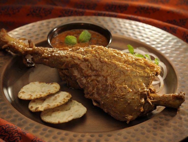 Roasted lamb recipe called ‘raan-e-kamalapura' by chef julius uttom biswas.
