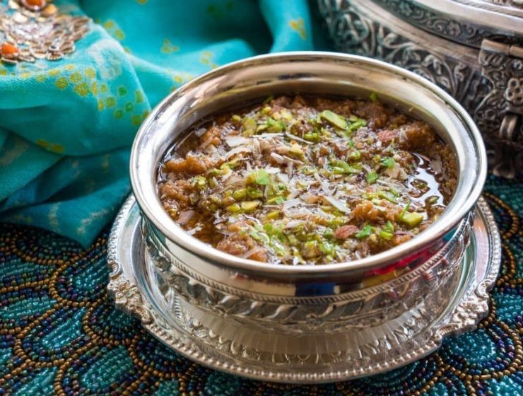 Moong dal halwa by marwari khana kitchen.