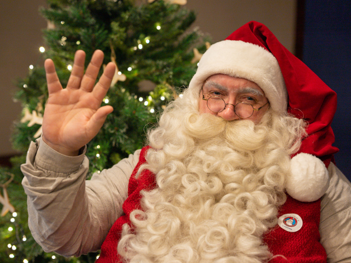 Santa claus visits india for the first time. Image: yash shinde