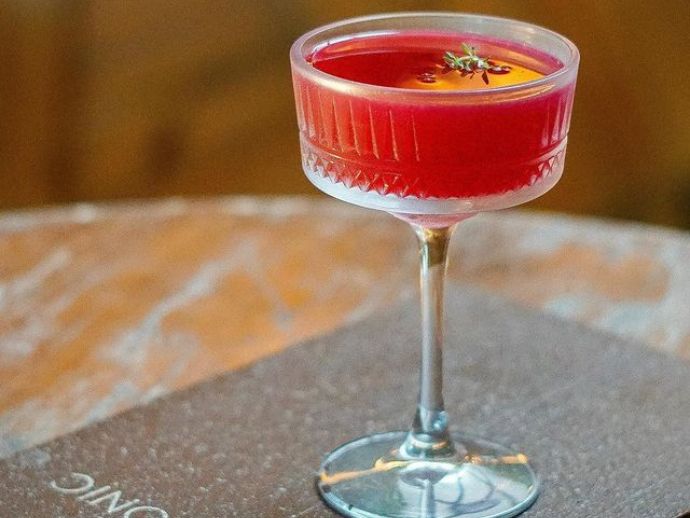 Christmas cocktail by toast and tonic mumbai