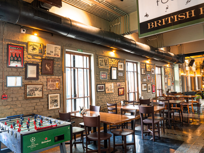 A new outpost of british brewing company in todi mills, lower parel in mumbai. Image: british brewing company.