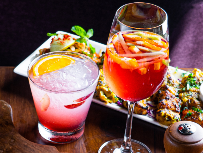 Cocktails from the british cocktail club. Image: british brewing company.