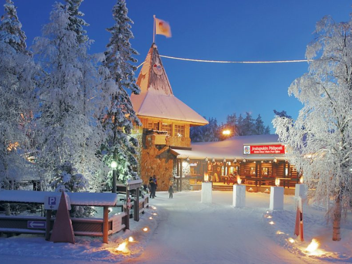 The main post office of santa claus in the santa claus village in rovaniemi. Image: santaclausvillage. Info