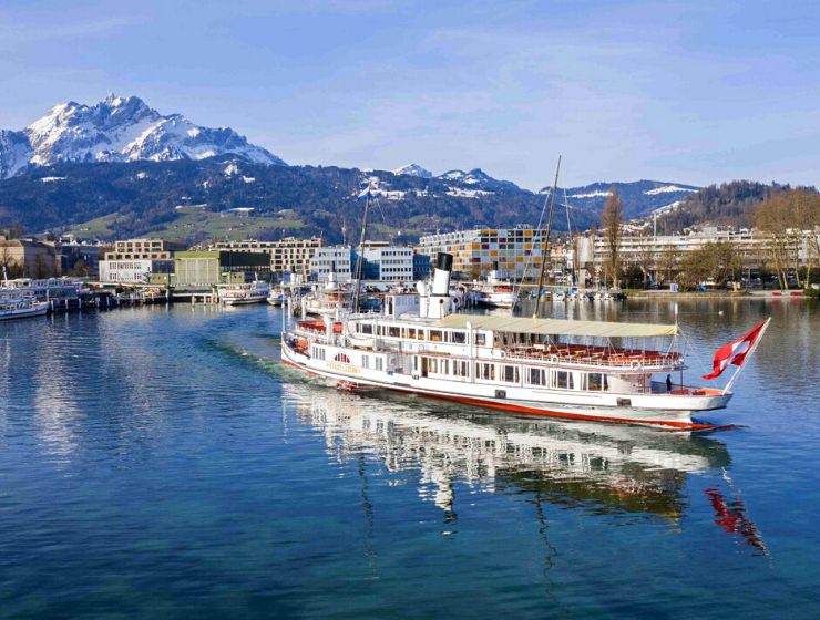 Cruising On Lake Lucerne’s Paddleboat Steamers In Switzerland 18 Lake lucerne, switzerland, steamboat