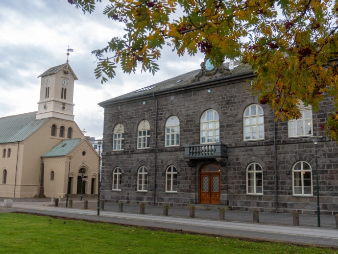 Reykjavik's architecture parliament building