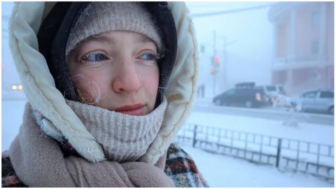Extreme cold in yakutsk