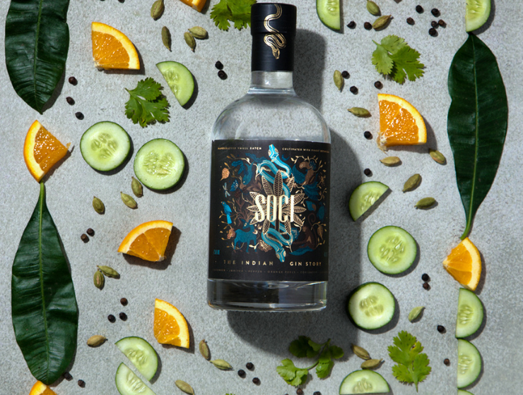 Soci gin drink.
