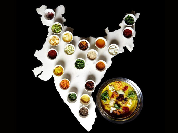 A scintillating spin to indian cuisine finds life at trèsind bkc in mumbai. Image: instagram.