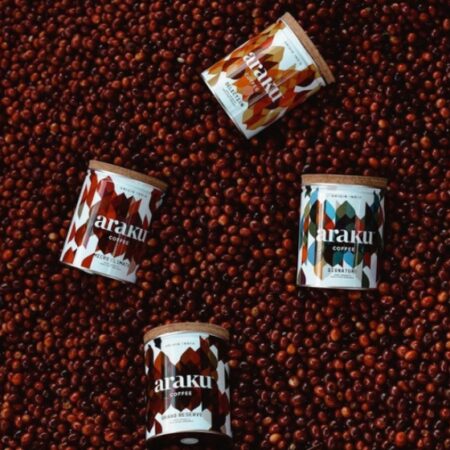 Araku organic coffee brand by naandi foundation.